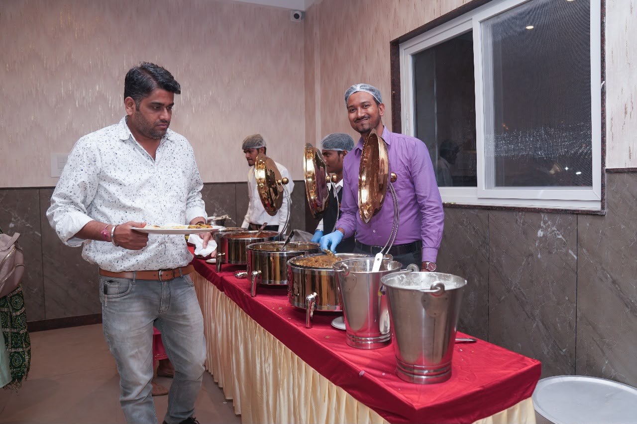 Vasundhara Palace catering spread
